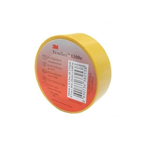 3M Temflex Sarı İzole Elektrik Bant 18 Mm - Bulutretail