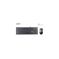 A4 TECH KR-9276, Siyah, USB Kablolu, Türkçe Q, Multimedya, Klavye Mouse Set