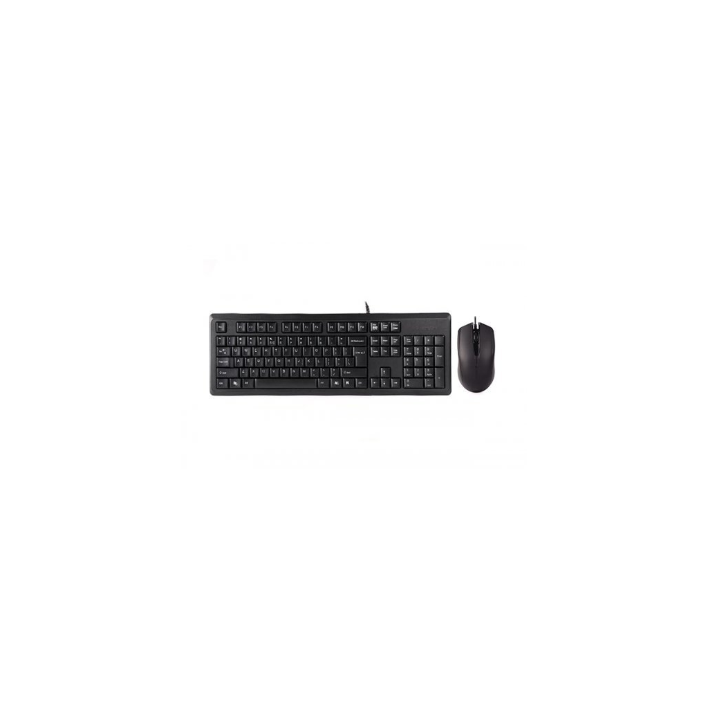A4 TECH KR-9276, Siyah, USB Kablolu, Türkçe Q, Multimedya, Klavye Mouse Set