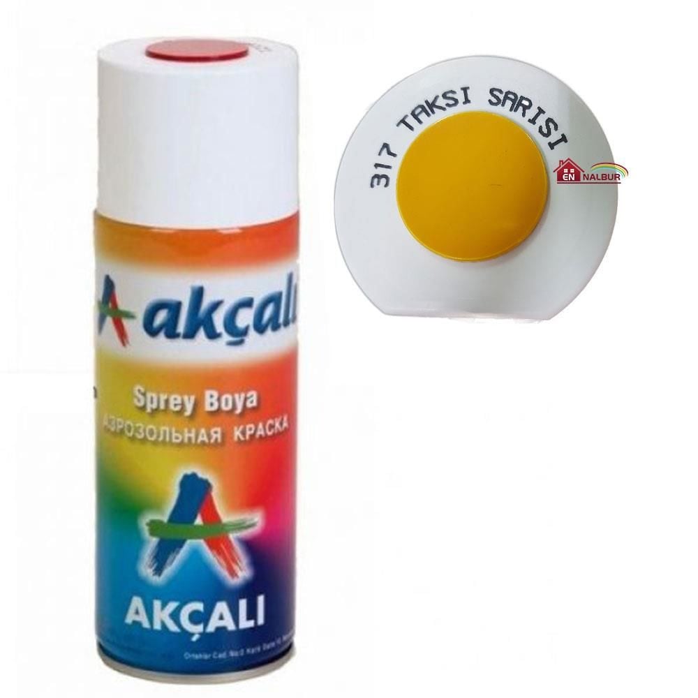 Akçalı Sprey Boya 400 Ml 317 Taksi Sarısı - Bulutretail
