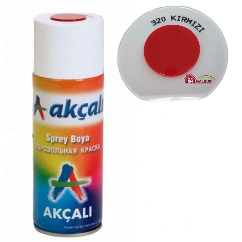 Akçalı Sprey Boya 400 Ml 320 Kırmızı - Bulutretail