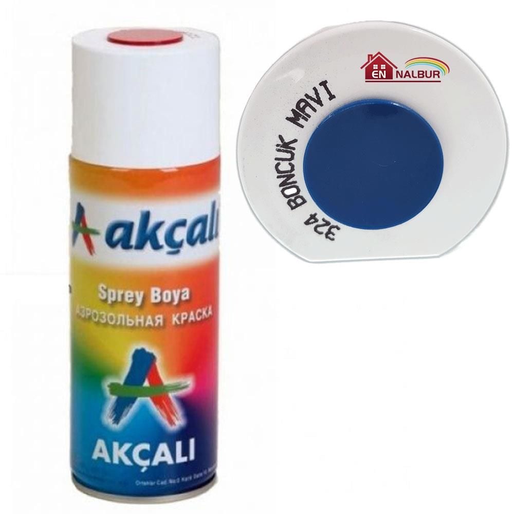 Akçalı Sprey Boya 400 Ml 324 Boncuk Mavi - Bulutretail