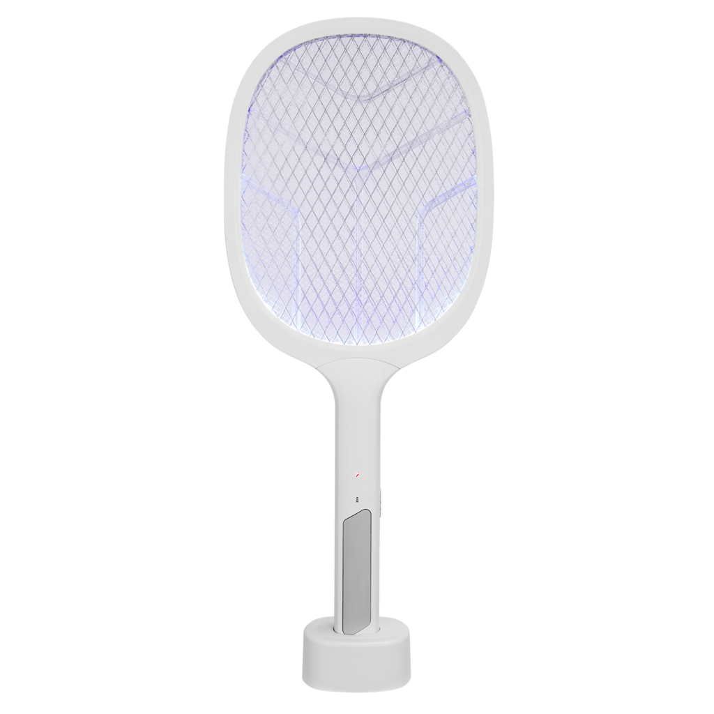 ASONIC AS-A25, Beyaz-Gri, 3000V, Raket Tipi, UV Mor Işıklı, 1200mAh, Bataryalı, Şarj Edilebilir, Sinek Öldürücü - Bulutretail