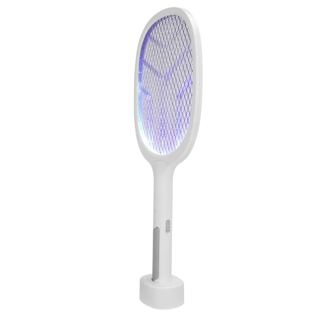 ASONIC AS-A25, Beyaz-Gri, 3000V, Raket Tipi, UV Mor Işıklı, 1200mAh, Bataryalı, Şarj Edilebilir, Sinek Öldürücü - Bulutretail
