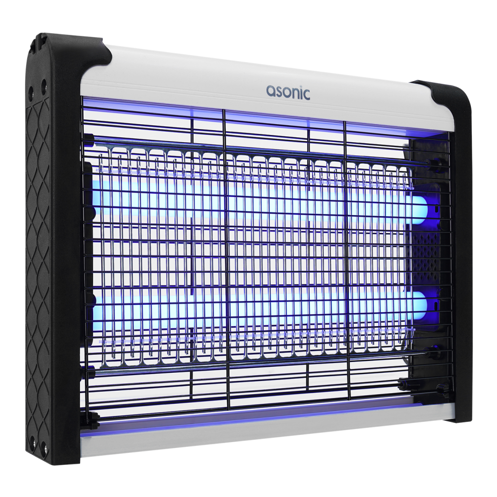 ASONIC AS-A28, Siyah, 4W, 2000V, Masaüstü, Zincir Askılı, 2adet UV Mor Işıklı, Siyah Kasa, Sinek Öldürücü - Bulutretail