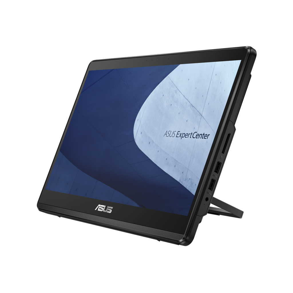 ASUS E1600WKA-N8256B0D, Intel N4500, 15,6&amp;quot;  Dokunmatik HD Ekran, 8Gb Ram, 256Gb SSD, Wi-Fi, HDMI, Type-A, Type-C, Paylaşımlı Ekran Kartı, Free Dos, All In One PC, (Black)