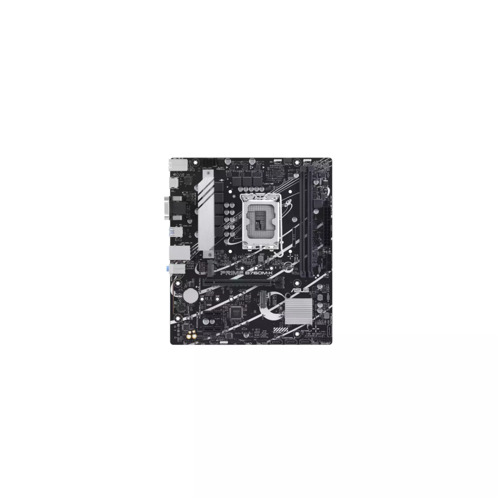 ASUS PRIME B760M-K, 2xDDR5, 2x M.2, D-SUB, HDMI, 12-13.14.Nesil, LGA1700 Soket, Anakart