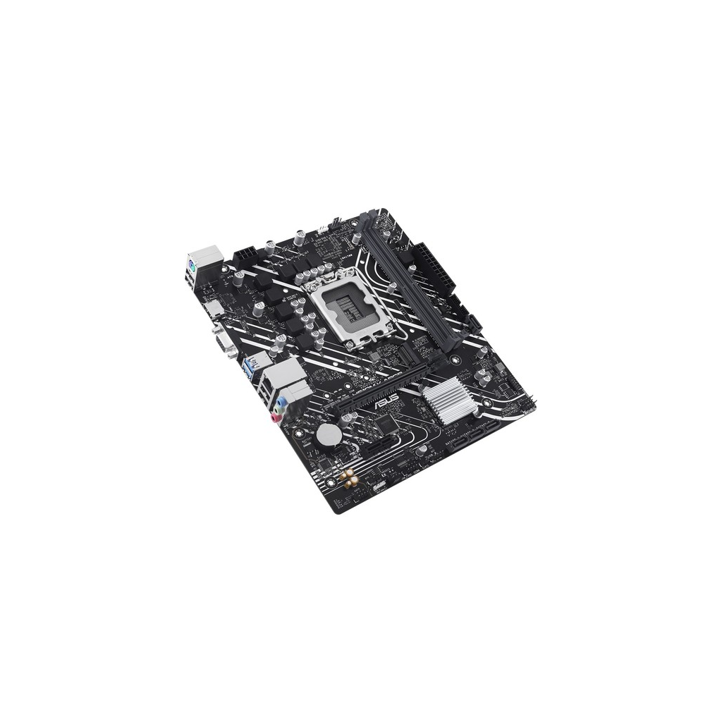 ASUS PRIME H610M-K ARGB, 2xDDR5, M.2,D-SUB, HDMI,12-13.14.Nesil, LGA1700 Soket, Anakart