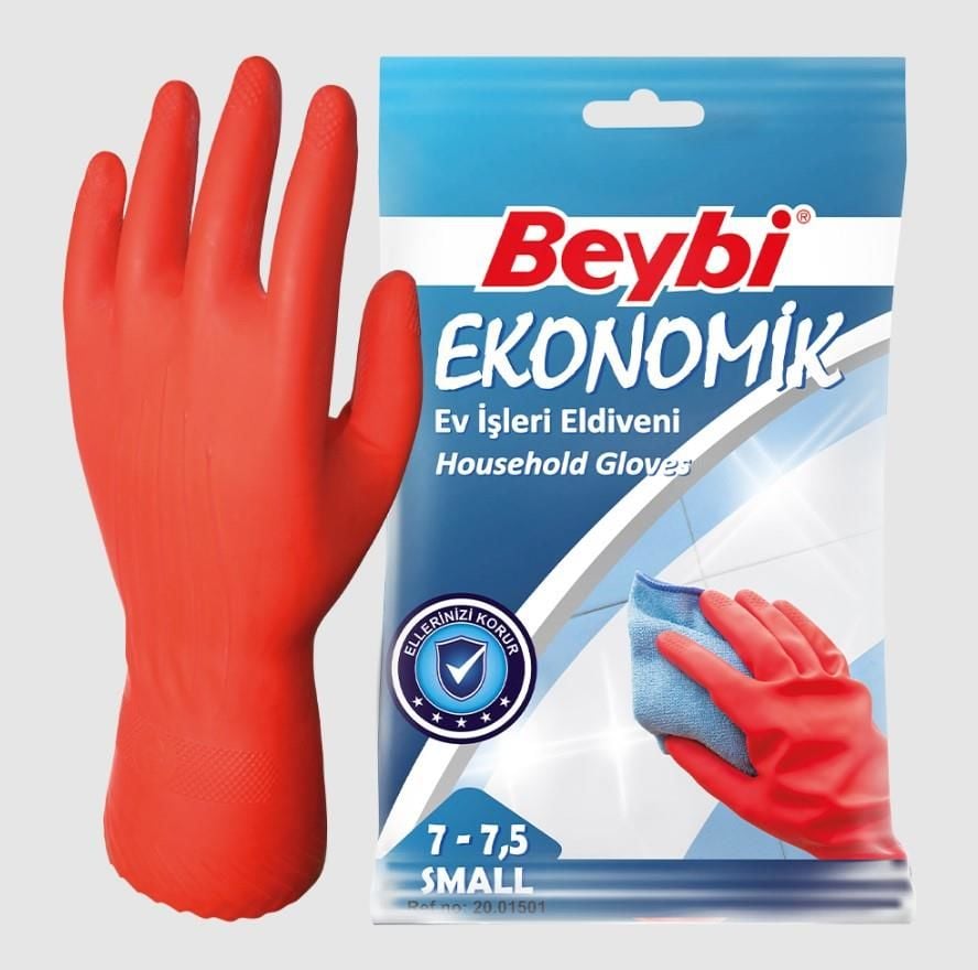 Beybi Ekonomik Lastik Eldiven No: 7  7,5 - Bulutretail