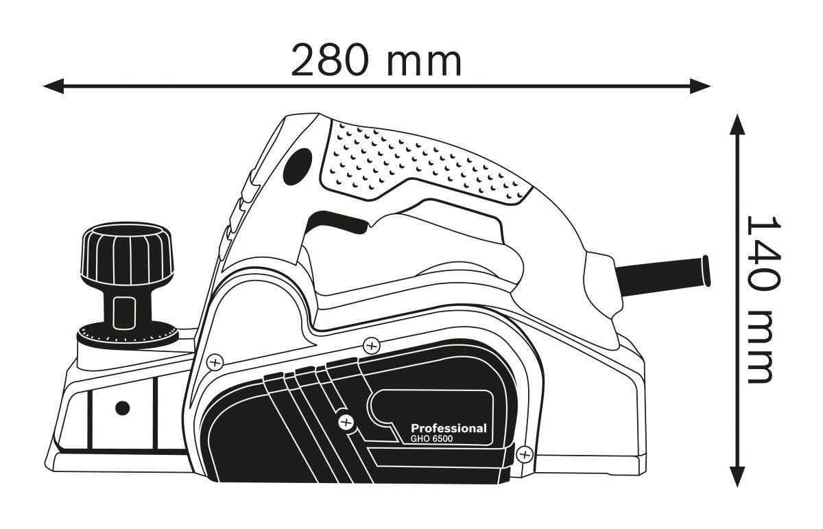 Bosch Gho 6500  Elektrikli Planya Makinesi 0 601 596 000 - Bulutretail
