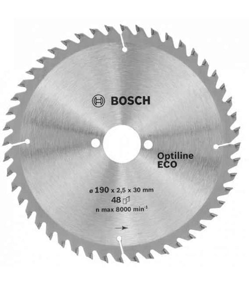 Bosch Optine Eco Daire Testere Bıçağı 190X30 Mm 48 Diş 2 608 641 790 - Bulutretail