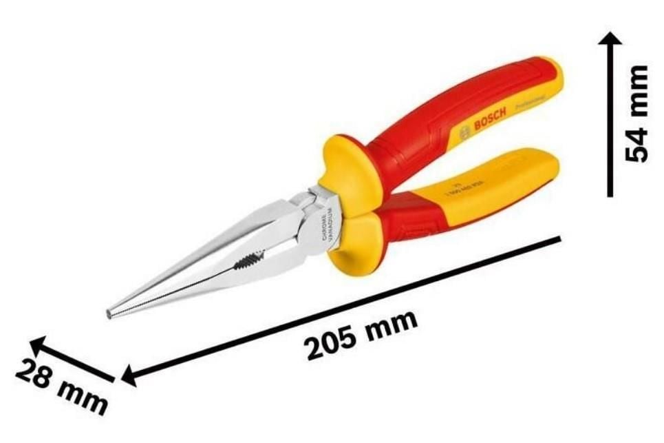Bosch Profesyonel İzoleli Düz Kargaburun 200 Mm - Bulutretail