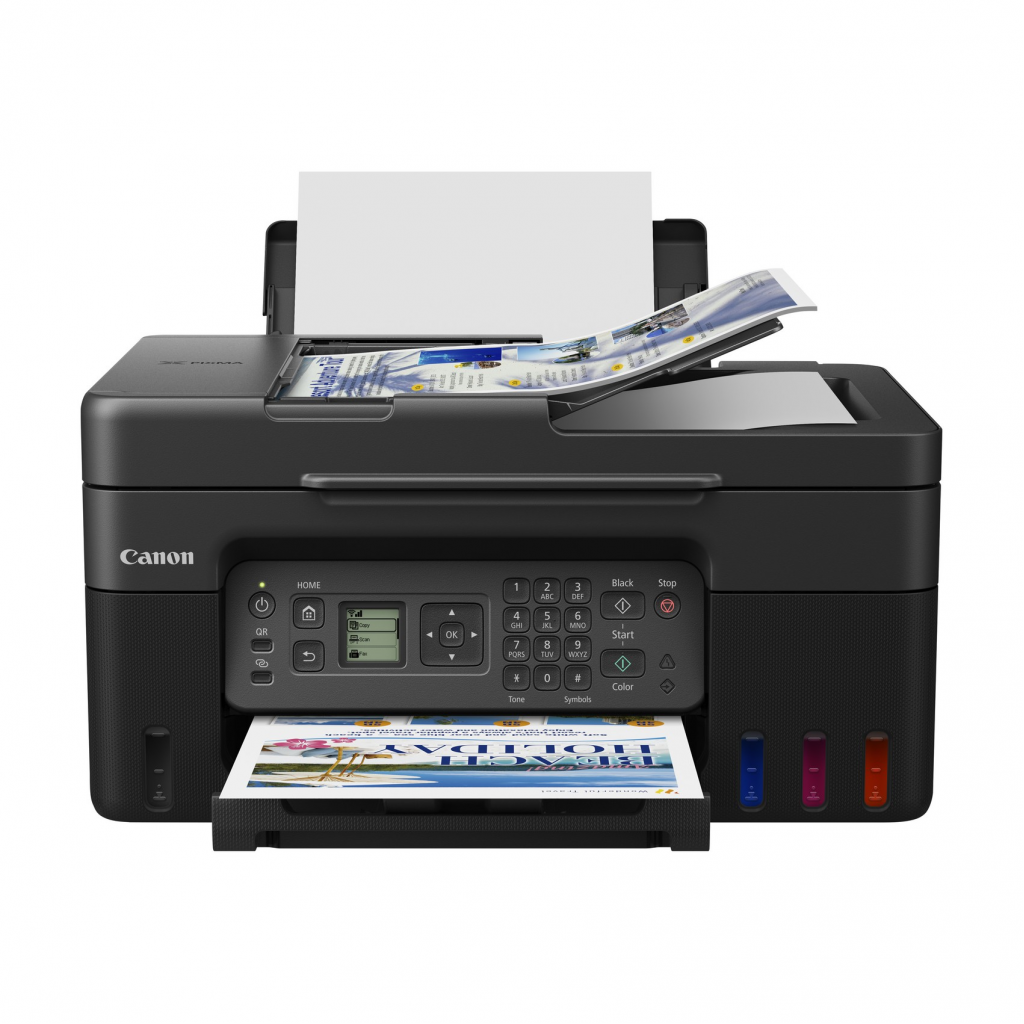 CANON PIXMA G4470, Renkli, Mürekkep Mega Tanklı, Yazıcı, Tarayıcı, Fotokopi, Fax, Wifi, Bulut, ADF, ORİJİNAL MÜREKKEP