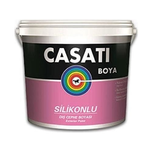 Casati Silikonlu Dış Cephe Boyası 7,5 Litre Beyaz - Bulutretail