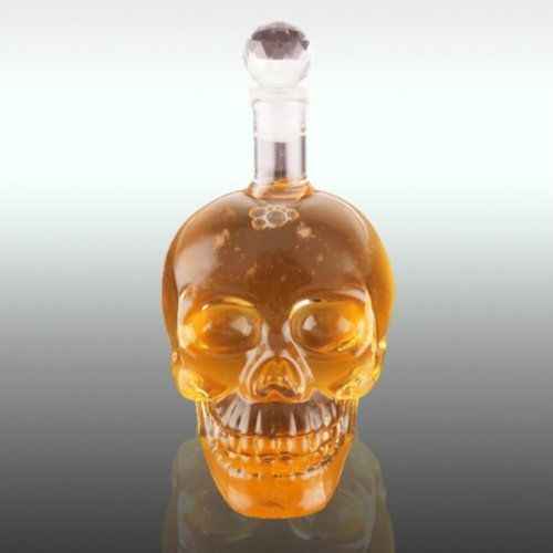 Crystal Head Kuru Kafa Cam Şişe 350 Ml