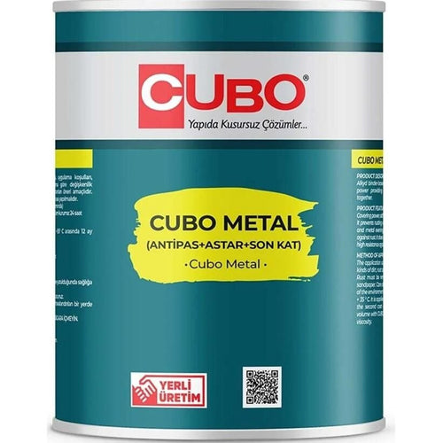 Cubo Metal Pas Boyası Nefti Yeşil 2,5 Litre - Bulutretail