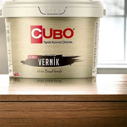 Cubo Su Bazlı Parlak Vernik Şeffaf 2,5 Litre - Bulutretail