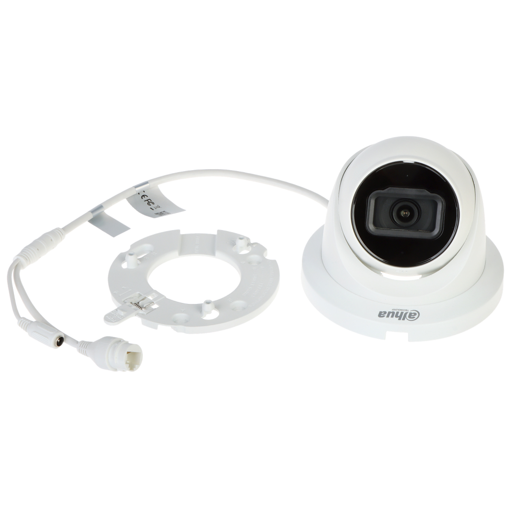 DAHUA IPC-HDW2841TM-S-0280B, 8Mpix, 2,8mm Lens, H265+, 30Mt Gece Görüşü, Dahili Mikrofon, Starlight, IP67,  PoE Dome IP Kamera
