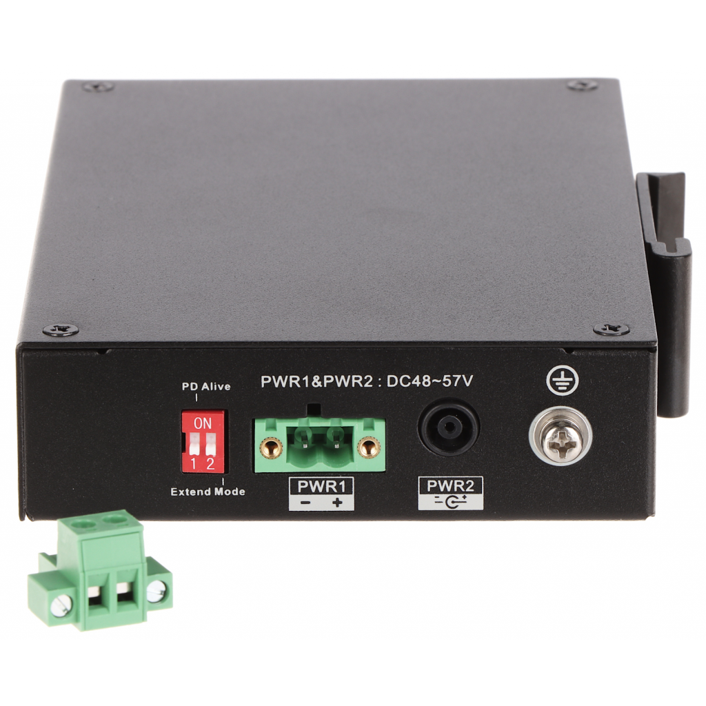 DAHUA PFS3106-4ET-60-V2, 4 Port, Megabit, PoE 60W, 1 Port Gigabit Uplink, 1 Port Gigabit SFP, Yönetilemez, Masaüstü Switch