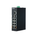 DAHUA PFS3211-8GT-120, 8 Port, Gigabit, PoE 120W, 1 Port GigaBit Uplink, 2 Port GigaBit SFP,  Yönetilemez, Rack Mount Switch