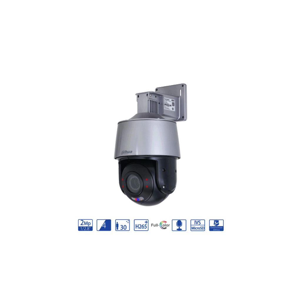 DAHUA SD3A200-GN-A-PV, 2Mpix, 4mm Lens, H265+, 30mt Gece Görüş,  Full-color, IP PT Kamera