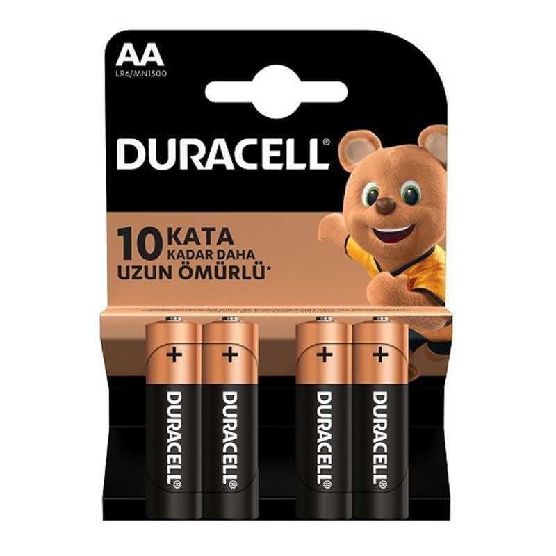 Duracell Alkalin Pil Aa 4' Lü Paket - Bulutretail