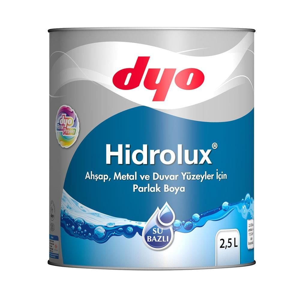 Dyo Hidrolüx 2,5 Litre Beyaz Su Bazlı Ahşap Metal Boyası - Bulutretail