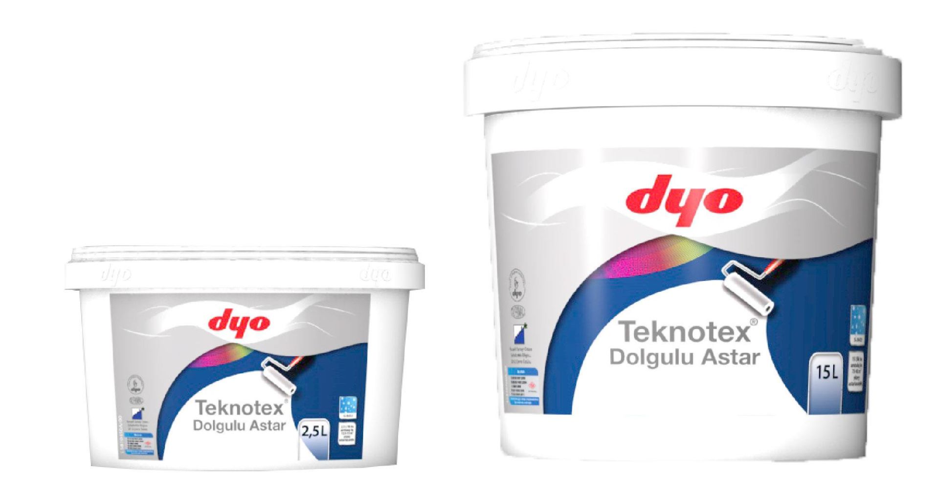 Dyo Teknotex Dolgulu Dış Cephe Astarı 7,5 Litre Beyaz - Bulutretail