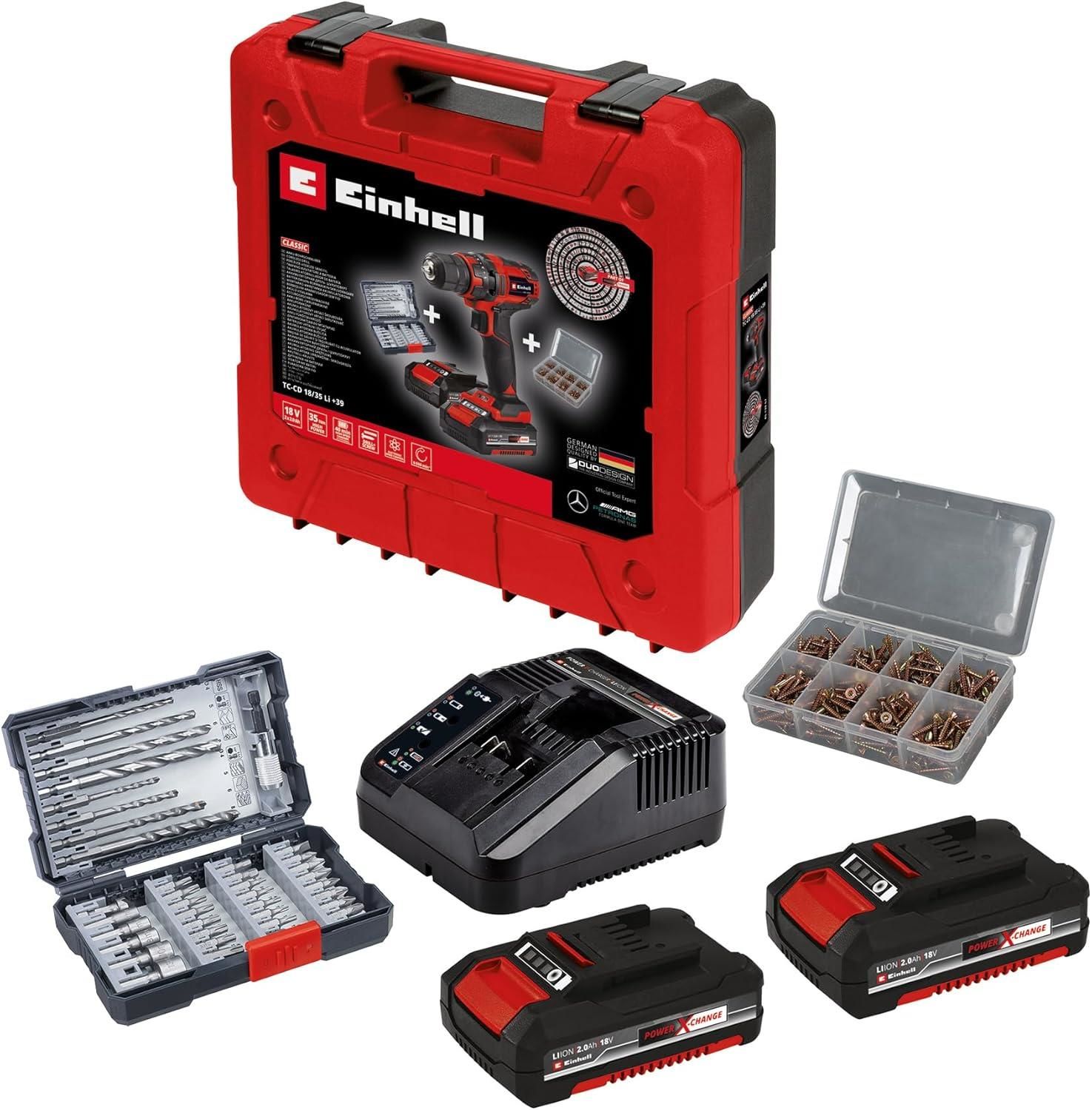 Einhell Tc Cd 18/35 Li + 39 (2X2,0Ah) Akülü Vidalama - Bulutretail