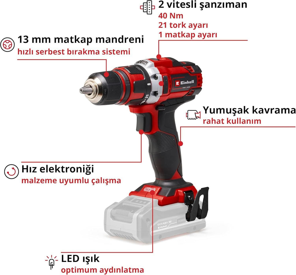 Einhell Te Cd 18/40 Li̇ Solo Vidalama - Bulutretail