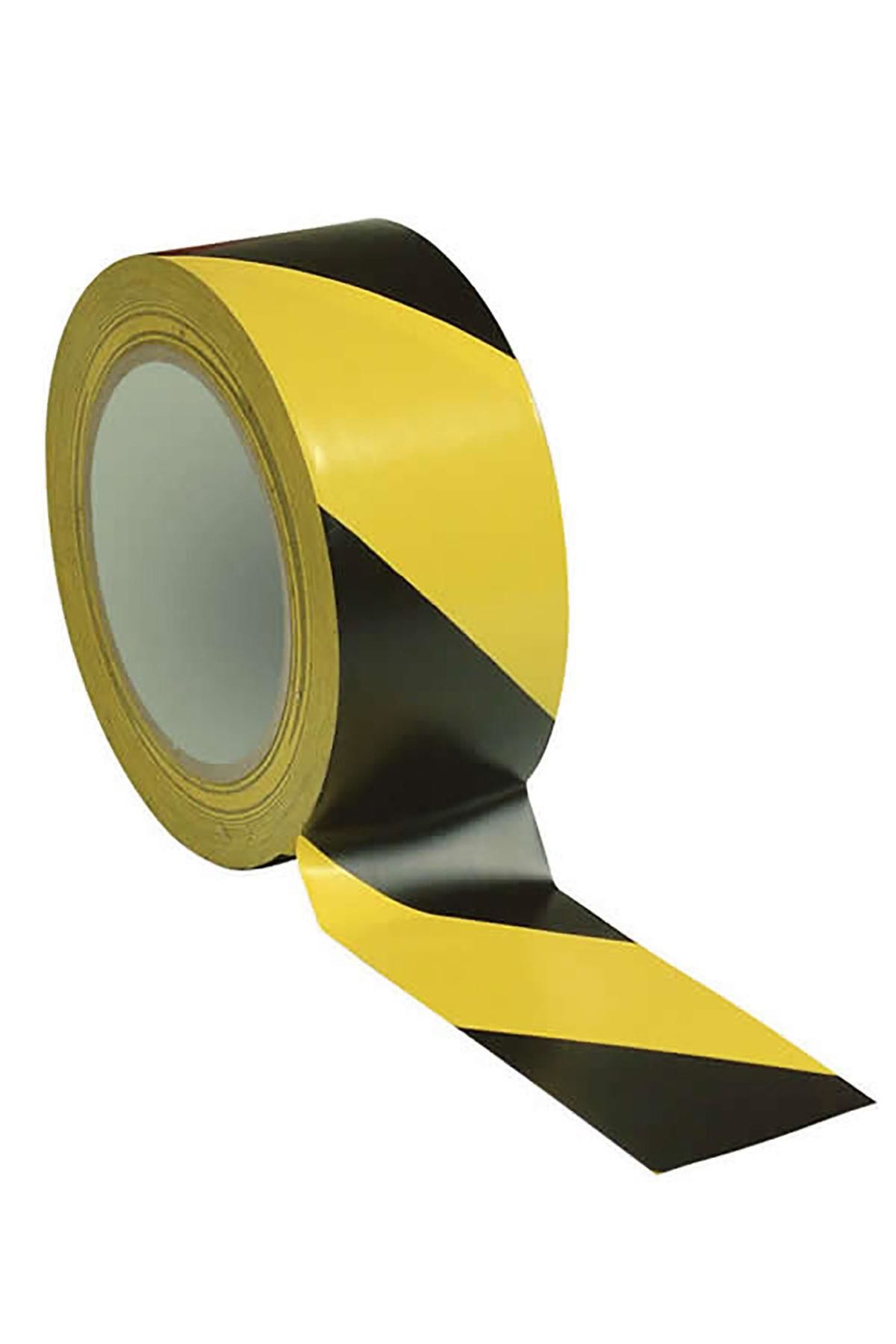 Ennalbur Yer İşaretleme Bandı Sarı Siyah 50 Mm 30 Metre - Bulutretail