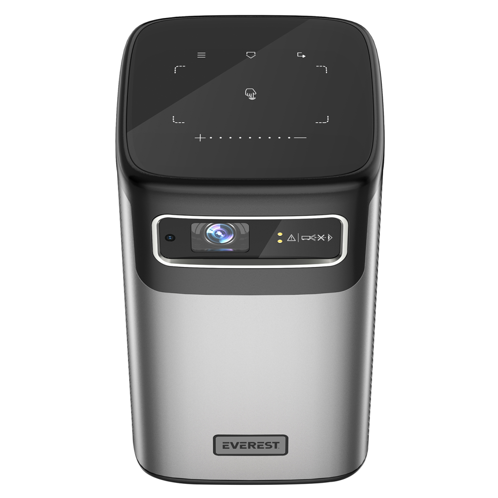 EVEREST PJ-DLP21, 180 LED Lümen, 4K Destekli, 1xType-C, 1xHDMI, 1xUSB, WiFi, Bluetooth, 30.000 Saat Led Ömrü, 2x5W Speaker, 8000mAh Batarya, Taşınabilir, Android 9.0, 4K Projeksiyon Cihazı - Bulutretail