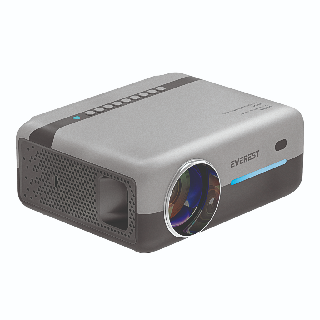 EVEREST PJ03, 300 LED Lümen, 1920X1080, 2xHDMI, 1xUSB, TF Soket, WiFi, Bluetooth, 30.000 Saat Led Ömrü, 3W Speaker, Android 9.0, FULL HD Projeksiyon Cihazı - Bulutretail