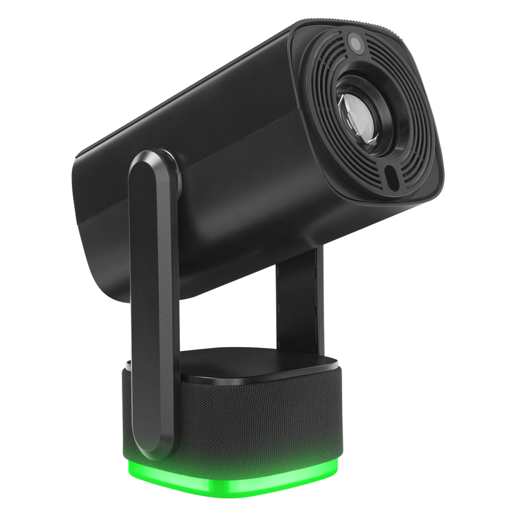EVEREST PJ08, Siyah, 150 LED Lümen, 1280x720, 1xHDMI, 1xUSB, WiFi, Bluetooth, 30.000 Saat Led Ömrü, 6W Speaker, 5200mAh Batarya, Taşınabilir, Android 11, 4K Destekli Projeksiyon Cihazı - Bulutretail