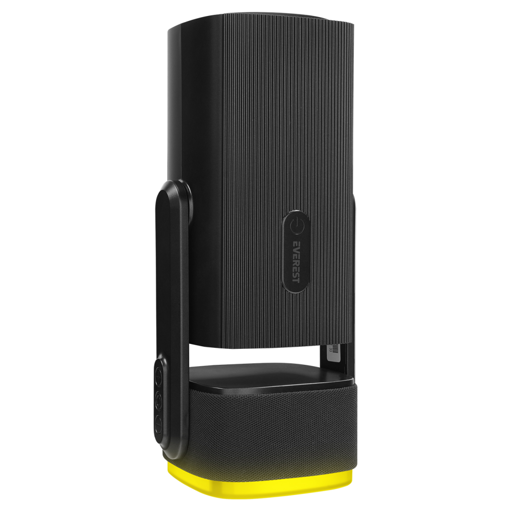 EVEREST PJ08, Siyah, 150 LED Lümen, 1280x720, 1xHDMI, 1xUSB, WiFi, Bluetooth, 30.000 Saat Led Ömrü, 6W Speaker, 5200mAh Batarya, Taşınabilir, Android 11, 4K Destekli Projeksiyon Cihazı - Bulutretail