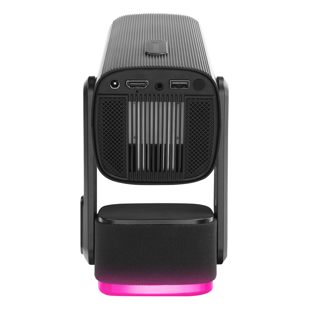 EVEREST PJ08, Siyah, 150 LED Lümen, 1280x720, 1xHDMI, 1xUSB, WiFi, Bluetooth, 30.000 Saat Led Ömrü, 6W Speaker, 5200mAh Batarya, Taşınabilir, Android 11, 4K Destekli Projeksiyon Cihazı - Bulutretail