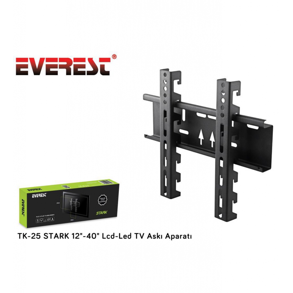 EVEREST TK-25,  12&amp;quot;- 40&amp;quot; TV Duvar Askı Aparatı