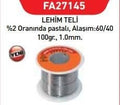 Fastbond 27145 Lehim Teli 1 Mm 100 Gr - Bulutretail