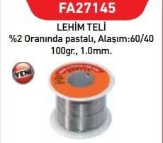 Fastbond 27145 Lehim Teli 1 Mm 100 Gr - Bulutretail