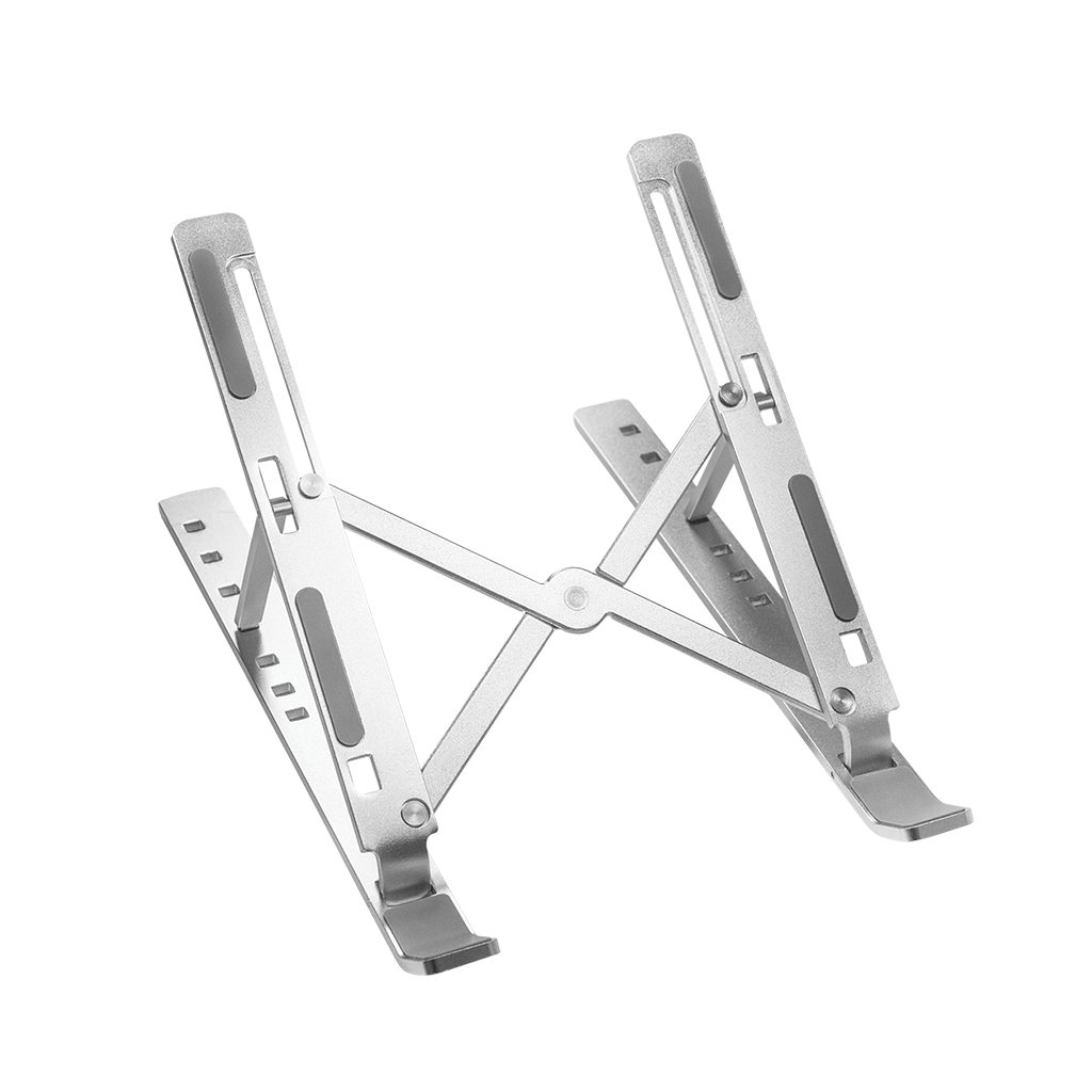 FRISBY FNC-5150ST, 10&amp;quot;-15.6&amp;quot; Taşınabilir,  Katlanır, Notebook Standı, 7 Kademeli Ayarlanabilir Yükseklik, Alüminyum (Gümüş)