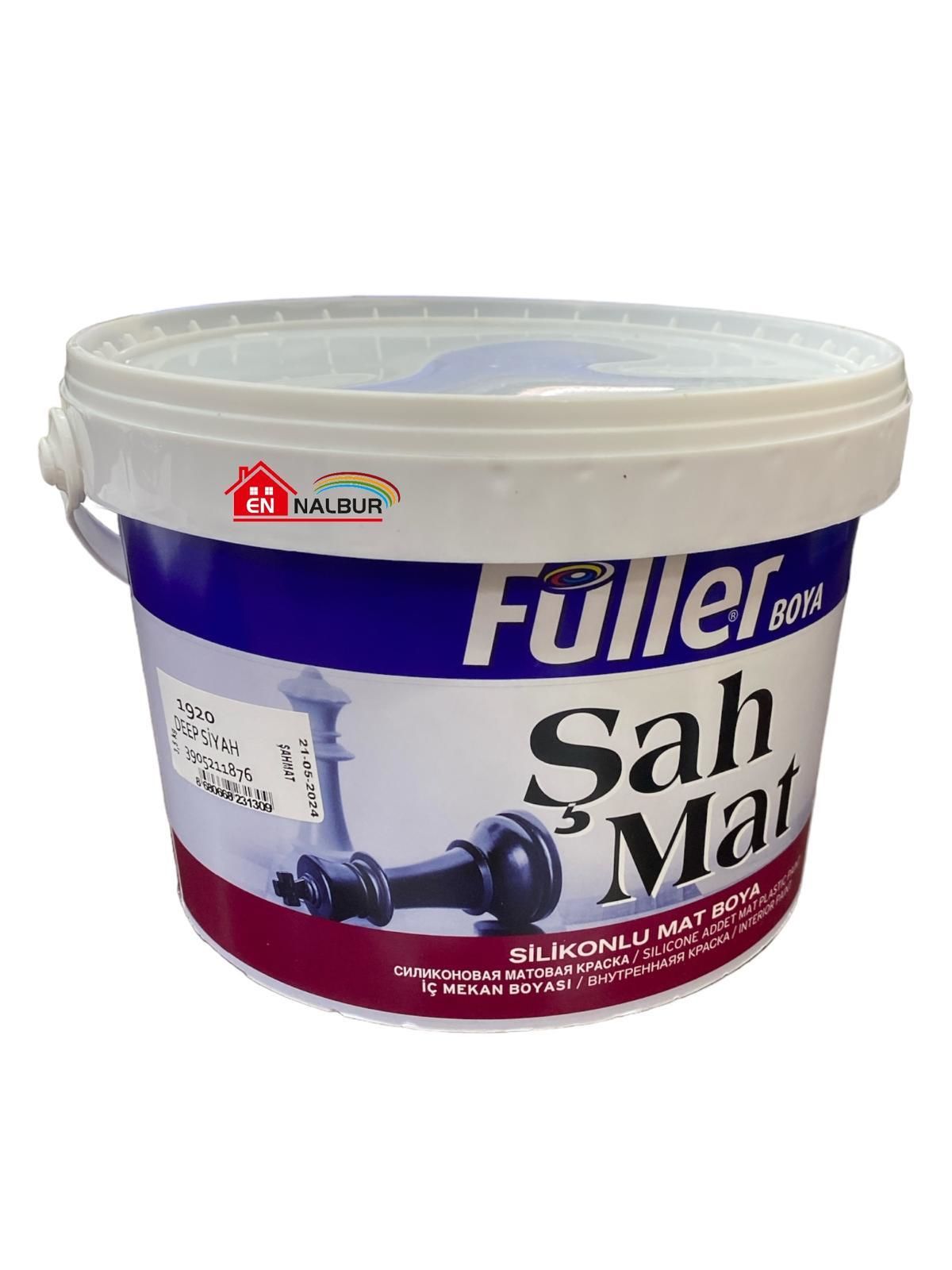 Füller Şahmat Silikonlu Mat İç Cephe 3,5 Kg Deep Siyah - Bulutretail