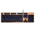 GAMDIAS AURA GK1, USB Kablolu, İngilizce,  Rainbow Backlight, Red Mekanik Switch, Bronz Edition, Gaming Klavye