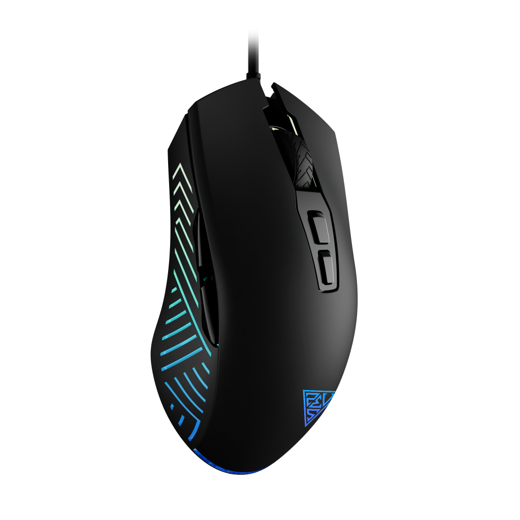 GAMDIAS ZEUS E4, RGB Aydınlatma, USB Kablolu,  7 Tuşlu, Gaming Mouse, 7.200 DPI, Siyah