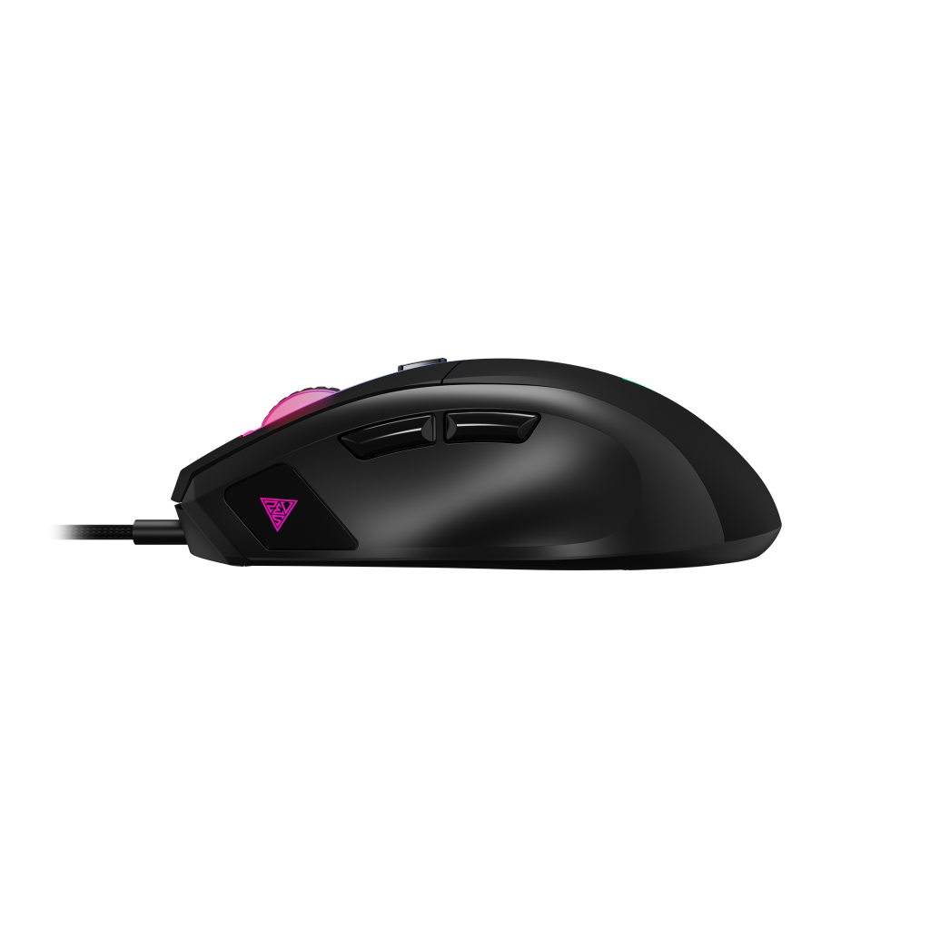 GAMDIAS ZEUS M5, RGB Aydınlatma, USB Kablolu,  7 Tuşlu, Gaming Mouse, 12.800 DPI, Siyah