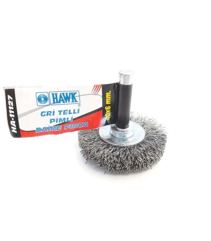 Hawk Ha11127 Pimli Gri Tel Daire Fırça 40X6 Mm