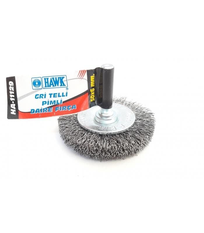 Hawk Ha11129 Pimli Gri Tel Daire Fırça 50X6 Mm