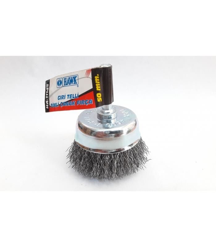Hawk Ha11145 Pimli Gri Tel Çanak Fırça 50 Mm