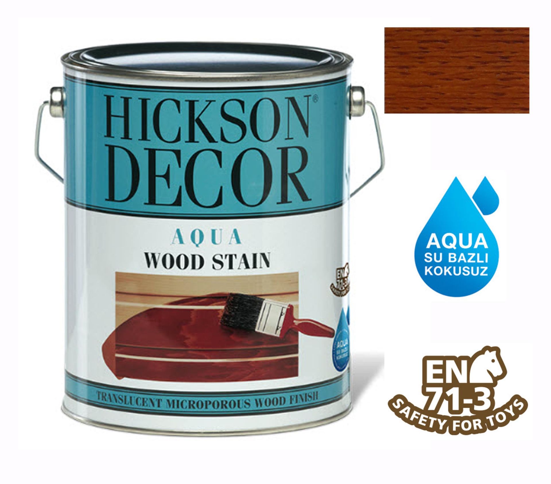 Hickson Decor Aqua Su Bazlı 2,5 Lt Teak - Bulutretail