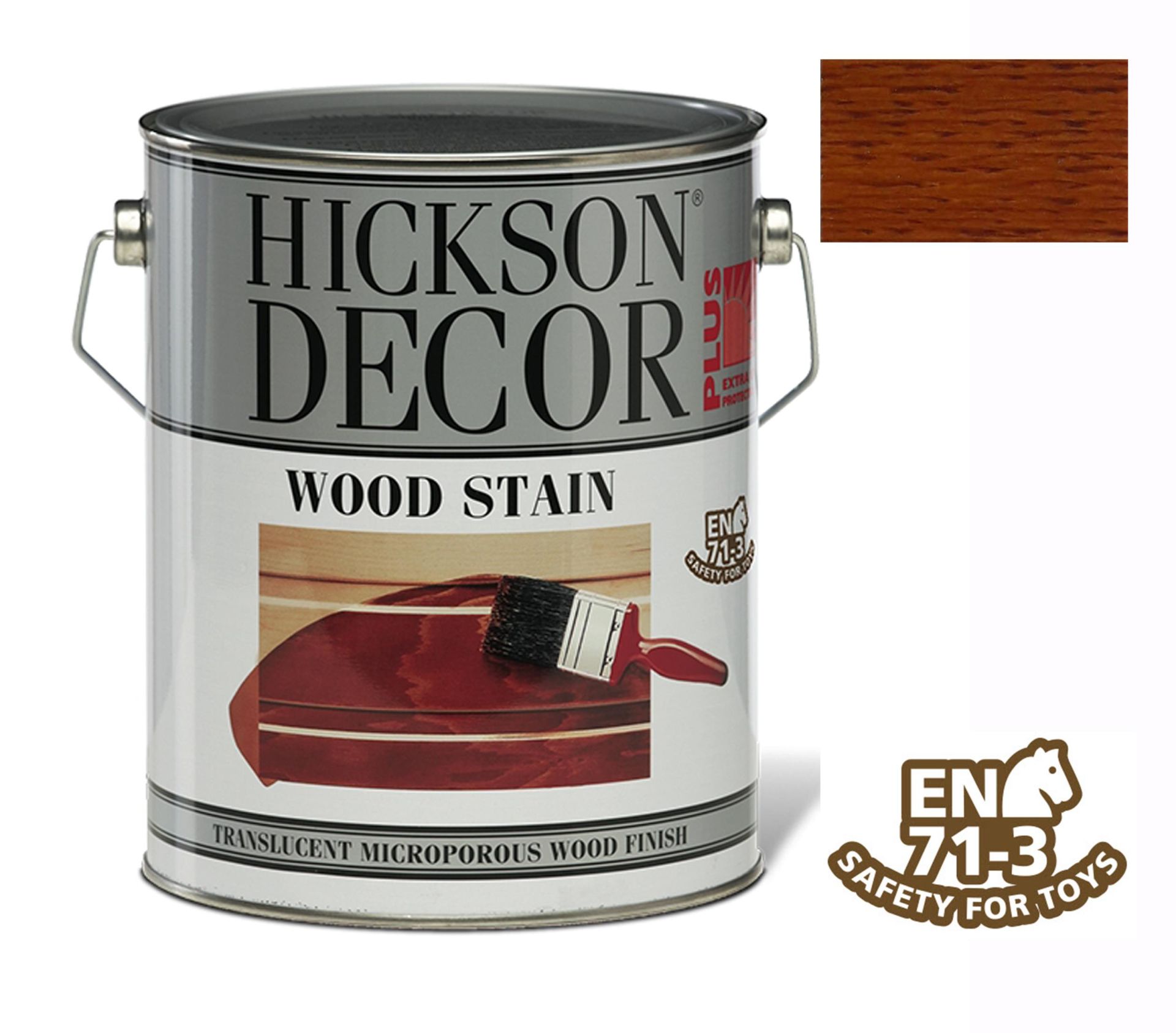 Hickson Decor Wood Stain 2,5 Lt Teak - Bulutretail