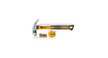 İngco HCHD0086 Fiberglas Saplı Çekiç 220 Gr - Bulutretail
